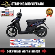 Striping Transparan Yamaha Mio Vietnam / Stiker Motor Mio Amore Sporty