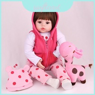 Detailed 18.9/22.8" Captivatingly Baby Reborn Doll With Realistic Limbs Vinyl Soft