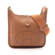 【二手】愛馬仕 HERMES Evelyne 3 Trois PM 金色肩背包 其他 Evelyne 3PM 金色 女士 二手 A