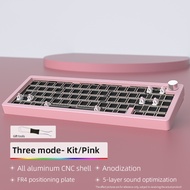 Mathew Tech AL65 Mechanical Keyboard Kit 3-mode Full CNC Aluminum Mechanical Keyboard Gasket RGB Gaming Keyboard