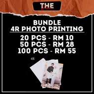 4R CUSTOM PHOTO PRINTING | BUNDLE | 20 PCS, 50 PCS, 100 PCS