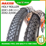 【READY STOCK】1PC MAXXIS 20 inch Tires Holy Roller BMX bike tires 20X1-3/8 BMX Bicycle Tire 20*2.2 St