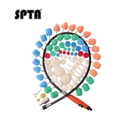 SPTA Mini Car Polishing Pads Set, Detail Polishing Pads Mix Size Kit for Rotary Polisher For Car Det