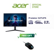 Acer Predator X27UF5 Monitor (27''/QD-OLED/2k 2560 x 1440/500Hz/0.03ms GtG/99% DCI-P3/HDR500/Built i