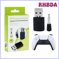 RHBDA Bluetooth Adapter USB Dongle for PS4 Gamepad Console Wireless Receiver Transmitter for PS5 Headsets SNRTG