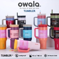 Owala 40oz Insulated Stainless Steel Tumbler With Straw Carry Handle BPA Free Owala Water Bottle