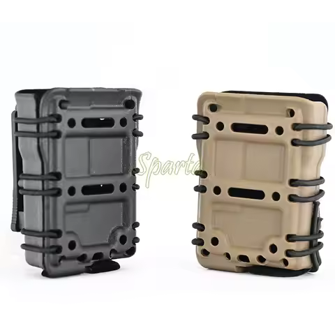 Tactical Magazine Pouch Carrier for 5.56 Flexible Rifle AR M4 Magazine Holder Fast Mag Secure and Du