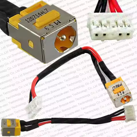 65W 100% NEW 1.65mm PIN DC Power Jack wire Cable for ACER Extensa Travelmate 5520 5520G 5320 5230 53