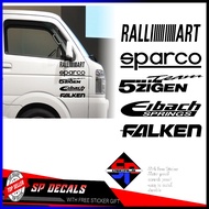 Multicab Car door sticker decals, cut-out durable &amp; high quality