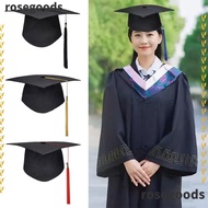 ROSEGOODS1 Graduation Hat, 2024 Graduation Congrats Grad Mortarboard Cap, Degree Ceremony University Graduation Season University Academic Hat