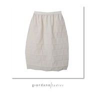 giordano ladies Pleated Check Balloon Skirt