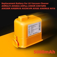 แบตเตอรี่ทดแทน5000 ที่รองรับ LG Cord Zero A9 EAC63382204,A9S,P9,A9K-CORE,A9,A9T-Ultra,A9K-PRO,A9N,A9