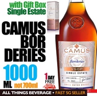 Camus VSOP Borderies Cognac 1000ml 700ml - 1 EXPRESS Delivery - With -