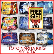 TOTO NARITA KING SIZE ORIGINAL EXTRA MALAYSIA TOP SOFT TOTO TEBAL DOUBLE SIDE COTTON