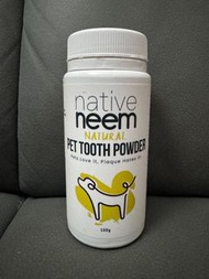 Native Neem Natural Pet Tooth Powder 100g 有機苦楝寵物潔牙粉 cash 或換物
