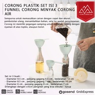 PLASTIC FUNNEL SET OF 3 OIL PLASTIC FUNNEL OIL FUNNEL WATER FUNNEL