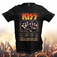Kiss Band 50th Anniversary Rock Band T-shirt Super Premium Available Big Size 4XL 5XL Hypebeast Stre