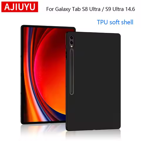 Case For Samsung Galaxy Tab S9 Ultra 14.6" Soft Silicone TPU Protection Shockproof Shell For Tab S8 