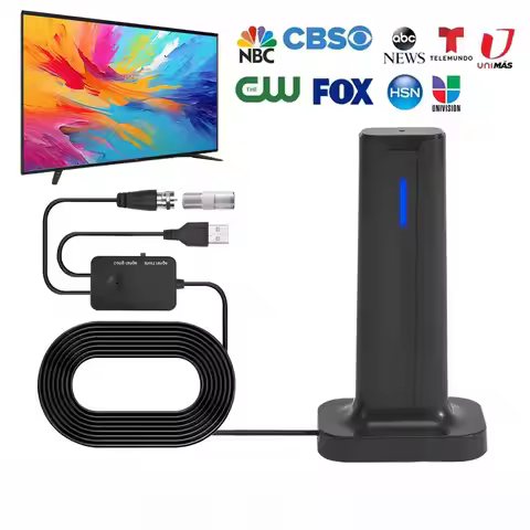 New Ground Wave Digital Tv Antenna Enhanced Long Range Reception Signal Supports 4K 1080P Hdtv Anten