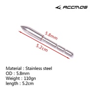 12pcs DIY 70 80 90 100 110 120 Grain Stainless Steel Point Tip For ID4.2mm Arrow Shaft Arrow Head Ac