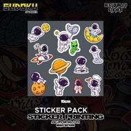 Sticker STICKER PRINTING PACK Astronaut Cool Kids LAPTOP HP CASE