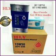 MOTOR ENGINE OIL HLY 15W50 (100%)