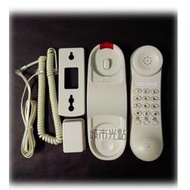 [城市光點]瑞通 掛壁式電話機 乳白色 有按鍵 防潮功能 可裝浴室使用 RS-607下標區