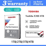 3.5" Toshiba P300 Hard Disk For PC/Desktop 5400RPM/7200RPM InternalHard Drive 1TB 2TB 3TB 4TB HDD
