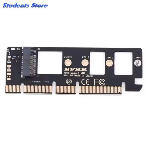 NGFF M Key M.2 NVME AHCI SSD To PCI-E PCI Express 3.0 16x x4 Adapter Riser Card Converter For XP941 