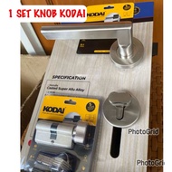 Promo super murah kunci pintu model pisah + silinder knob putar kodai/ KODAI KUNCI PINTU MODEL PISAH