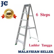 Heavy Duty Ladder 6 Steps Aluminium Tangga Single Sided