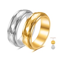 [ LAST CHANCE RM89 ] CELOVIS Lucca Endless Loop Band Eternal Ring ( Gold/ Silver )