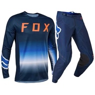 Fox ชุดแข่งรถวิบาก 2023 ชุดเสื้อกางเกง สําหรับชุดออฟโร้ด จักรยานวิบาก ผู้ชาย