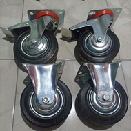 6'" trolley wheel set