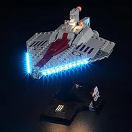 Mililier LED Light Kit for Lego 75404 Attack of The Clones Acclamator-Class Assault Ship Set, Compat