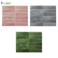 [Predolo] 10x PVC Wall Tiles Backsplash Tiles Decorative Bathroom Self-Adhesive Oil-Resistant 9x11.4