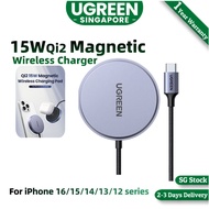UGREEN MPP Qi2 15W Max Mganetic Wireless Fast Charging for iPhone 16 Pro Max 15 Pro Max/14/13/12