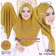 KAMILA - DAURA GAMA Instant Bergo Hijab Santi Jersey Mamosa Premium Comfortable Laser Cut Hijab