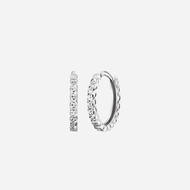 Poh Heng Jewellery 18K White Gold hoop Earrings