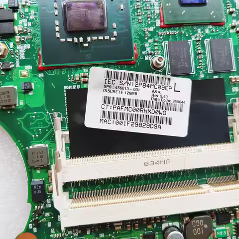 For HP Compaq 6520s 6820S Notebook 456613-001 481543-001 Laptop Motherboard 965PM Main board DDR2 10