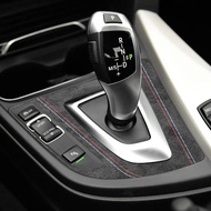 For BMW 3 4 Series  F30 F34 F32 F33 F36 Made of Alcantara Car Gear Shifter Panel Cover Trim Stickers