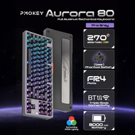 WOBKEY PMOKEY Aurora 80 CNC Full Aluminum Tri-Mode Gaming Keyboard