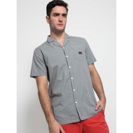 KEMEJA 3second Original Short Sleeves GREY Shirt