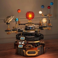 New Solar System Eight Planets Model Building Blocks Globe Telescope Assembly Toy for Boys Education
