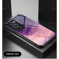 Realme C75 2024 Starry SkyTPU Tempered Glass Pattern Phone Case For Realme 14X C75 RealmeC75 C 75 75