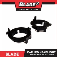 Blade Metal Headlight Bulb Adapter Holder H7 H1 (TL45) 2pcs