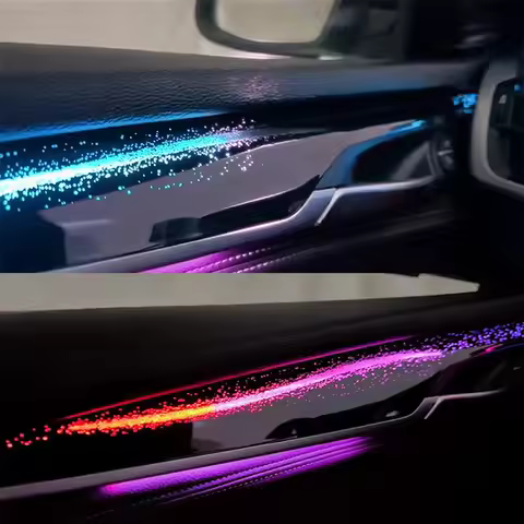 For BMW X5 X6 new trim panel BMW X5 new ambient light Replacement piano black RGB luminous decorativ