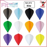 COSMO DART FIT FLIGHT- DART FLIGHT - SET OF 6  - KITE