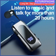2022 K55 Talk Time 20 Hours Bluetooth Headset Bt5.2 Call Remind Vibration Sport Clip Driver Auricula