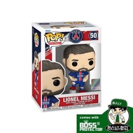 Funko POP Football: Paris - Lionel Messi 50 With Protector [Sold By Bully Boy Collectibles] 475